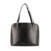 Louis Vuitton Lussac shopping bag in black epi leather - 360 thumbnail