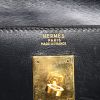 Borsa Hermes Kelly 32 cm in pelle box blu marino - Detail D3 thumbnail