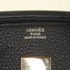 Hermes Birkin 35 cm handbag in black leather taurillon clémence - Detail D3 thumbnail