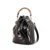 Gucci Bamboo handbag in black patent leather - 00pp thumbnail