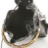 Gucci Bamboo handbag in black patent leather - Detail D3 thumbnail