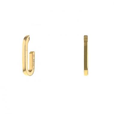 Rigid Dinh Van Maillons earrings in yellow gold