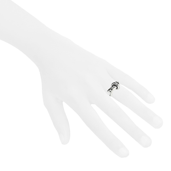 Sortija Boucheron Trouble en oro blanco y tsavoritas - Detail D1