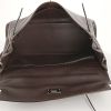 Hermes Kelly 35 cm handbag in brown grained leather - Detail D3 thumbnail