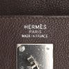 Sac à main Hermes Kelly 35 cm en cuir grainé marron - Detail D4 thumbnail