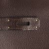 Hermes Kelly 35 cm handbag in brown grained leather - Detail D5 thumbnail