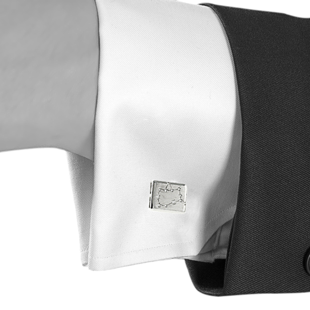 Coppia di gemelli Repossi in oro bianco e diamanti - Detail D1