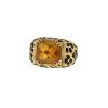 Dior Mitza ring in yellow gold and enamel and in citrine - 00pp thumbnail