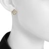 Van Cleef & Arpels Alhambra 1980's earrings for non pierced ears in yellow gold and mother of pearl - Detail D1 thumbnail