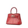 Bolso de mano Hermes Kelly 20 cm en piel de lagarto roja - 00pp thumbnail