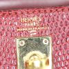 Bolso de mano Hermes Kelly 20 cm en piel de lagarto roja - Detail D4 thumbnail