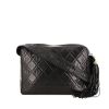 Bolso bandolera Chanel Grand Shopping en cuero acolchado negro - 360 thumbnail