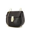 Chloé Drew shoulder bag in black leather - 00pp thumbnail