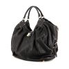 Louis Vuitton L handbag in chocolate brown mahina leather - 00pp thumbnail