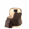 Louis Vuitton Vanity vanity case in brown monogram canvas and natural leather - Detail D5 thumbnail