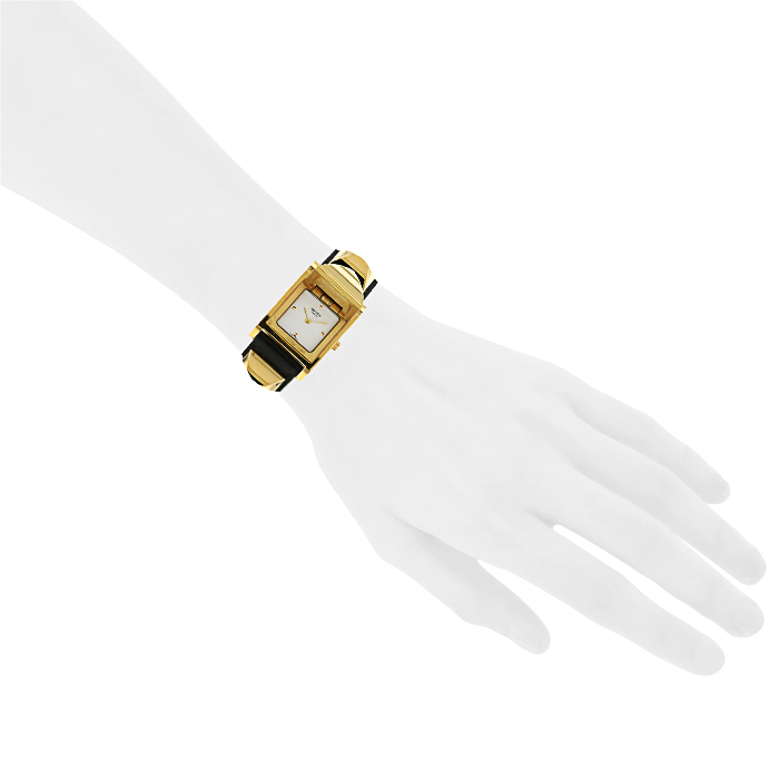 Hermes Médor watch in gold plated Circa  2000 - Detail D1