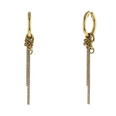 H. Stern Diane Von Furstenberg pendants earrings in yellow gold
