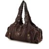 Chloé Silverado handbag in brown leather - 00pp thumbnail