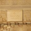 Bolso de mano Gucci en ante rosa y cuero marrón - Detail D3 thumbnail