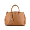 Prada Galleria handbag in gold leather saffiano - 360 thumbnail
