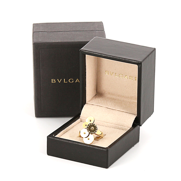 Bulgari Cyclades ring in yellow gold - Detail D2