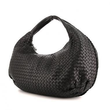 Borsa Bottega Veneta modello grande in pelle intrecciata nera