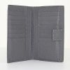 Fendi wallet Peekaboo Selleria in grey grained leather - Detail D2 thumbnail