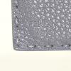 Fendi wallet Peekaboo Selleria in grey grained leather - Detail D3 thumbnail