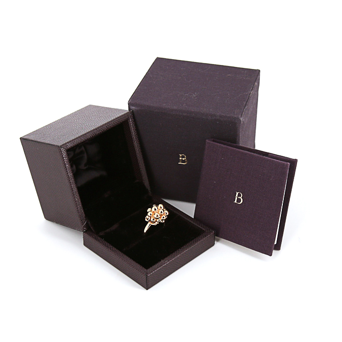 Bague Boucheron Grains de Mure en or rose - Detail D2