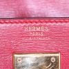 Hermes Kelly 32 cm handbag in red box leather - Detail D4 thumbnail