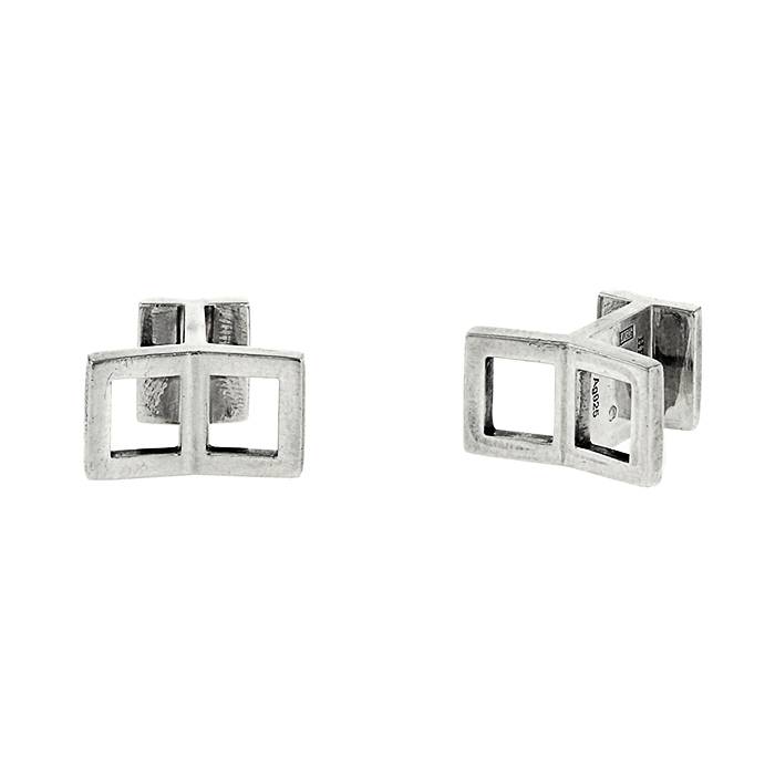 Boutons De Manchette Carrés En Alliage Poli – Style élégant Pour Chemise Et Costume, Cadeau Homme/femme