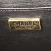 Bolso de mano Chanel Vintage en cuero plateado y piel de potro negra - Detail D3 thumbnail