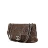 Chanel shoulder bag in brown leather - 00pp thumbnail