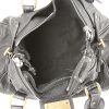 Bolso de mano Chloé Paddington en cuero granulado negro - Detail D2 thumbnail