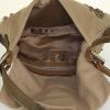 Fendi handbag in brown canvas and brown leather - Detail D2 thumbnail
