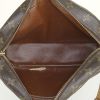 Borsa a tracolla Louis Vuitton Trocadéro in tela monogram marrone e pelle naturale - Detail D2 thumbnail