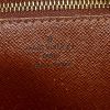 Borsa a tracolla Louis Vuitton Trocadéro in tela monogram marrone e pelle naturale - Detail D3 thumbnail