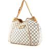 Louis Vuitton handbag in azur damier canvas and natural leather - 00pp thumbnail