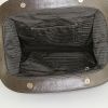 Prada Gaufre handbag in brown leather - Detail D2 thumbnail