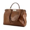 Fendi Peekaboo large model handbag in brown leather - 00pp thumbnail