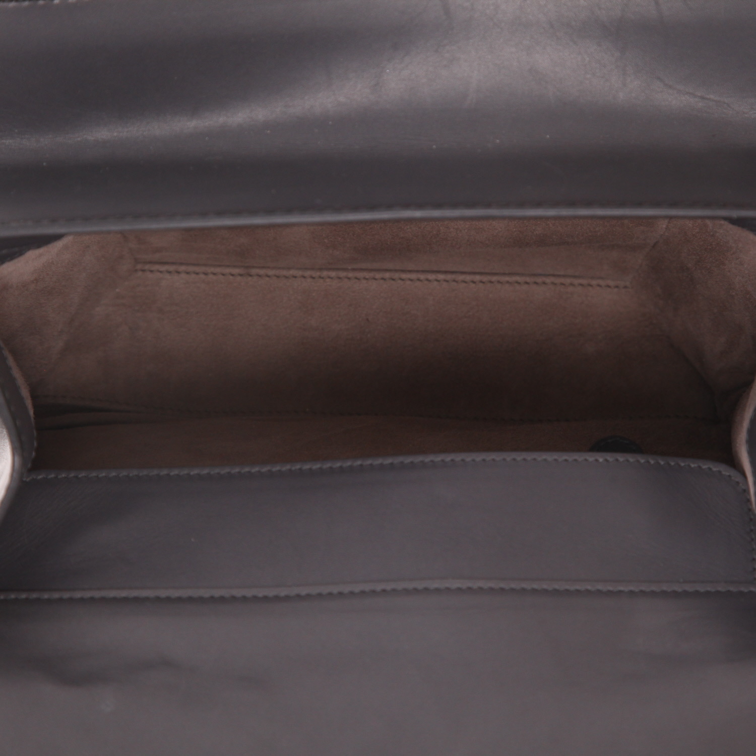 Borsa Bottega Veneta in pelle intrecciata grigia - Detail D4