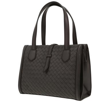 Borsa Bottega Veneta in pelle intrecciata grigia