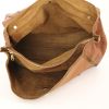 Yves Saint Laurent Muse Two large model handbag in brown leather and brown suede - Detail D2 thumbnail