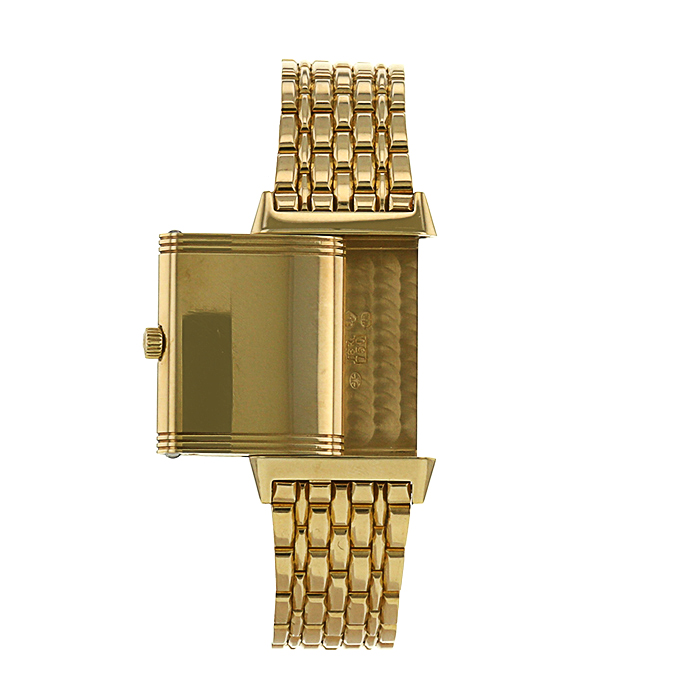 Montre Jaeger-LeCoultre Reverso Grande Taille en or jaune Ref :  252808 Vers  2010 - Detail D2