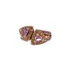 Mauboussin Tellement subtile pour toi ring in pink gold,  sapphires and sapphires and in tourmaline - 00pp thumbnail