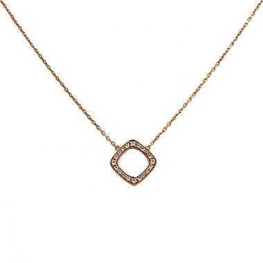 Dinh Van Impressions necklace in pink gold and diamonds