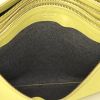 Celine Trio large model shoulder bag in yellow Lime leather - Detail D2 thumbnail