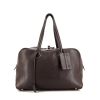 Hermes Victoria handbag in brown togo leather - 360 thumbnail