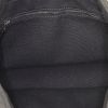 Shopping bag Hermes Toto Bag - Shop Bag in tela grigio antracite e pelle togo nera - Detail D2 thumbnail