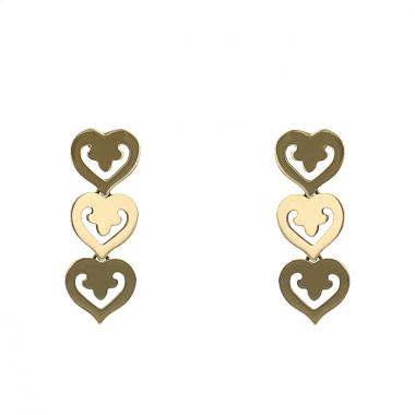 Pendientes O.J. Perrin Légende en oro amarillo